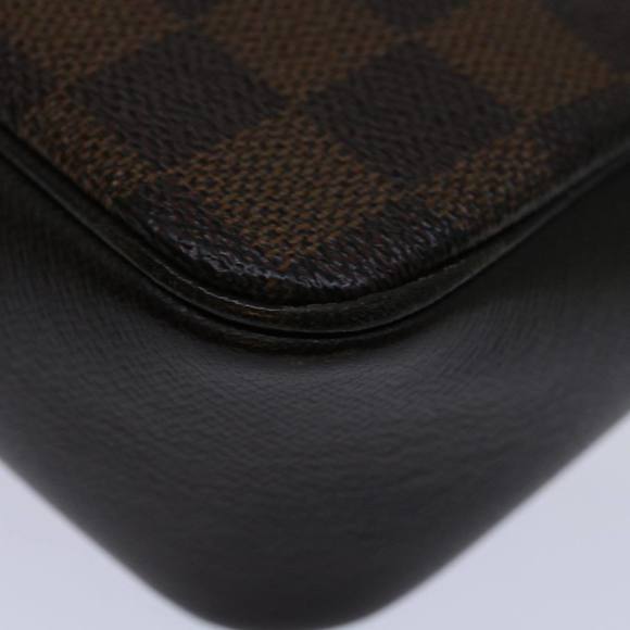 LOUIS VUITTON Damier Ebene Trousse Makeup Pouch N51982 LV Auth ep3875 - Picture 15 of 16